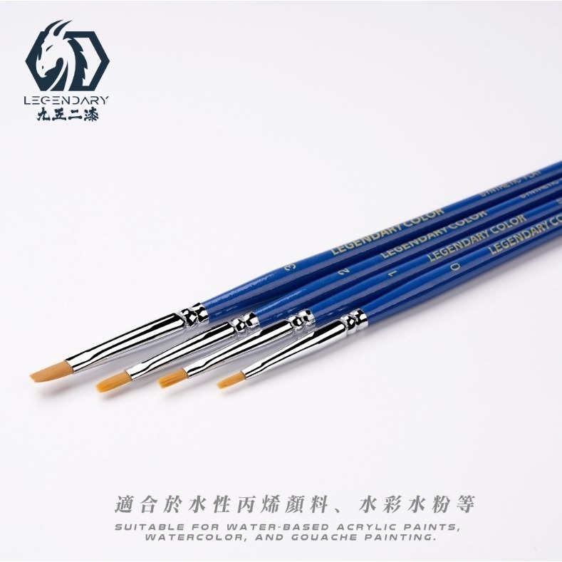 [那間店]九五二漆 9527 BTP 特級平頭筆 面相筆 模型上色筆 上色工具-細節圖2