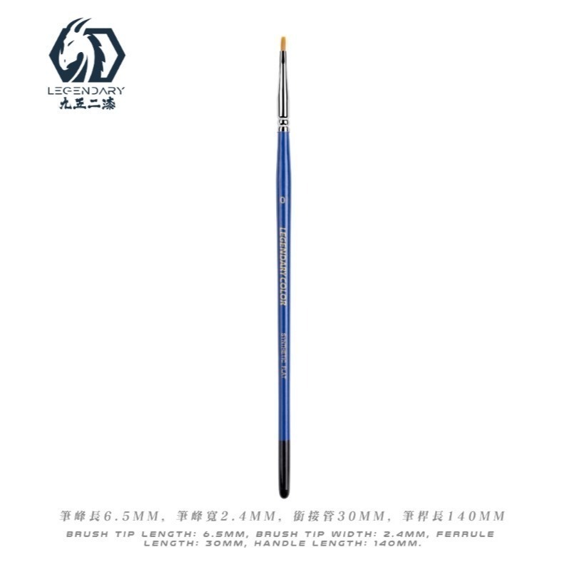 [那間店]九五二漆 9527 BTP 特級平頭筆 面相筆 模型上色筆 上色工具-規格圖5