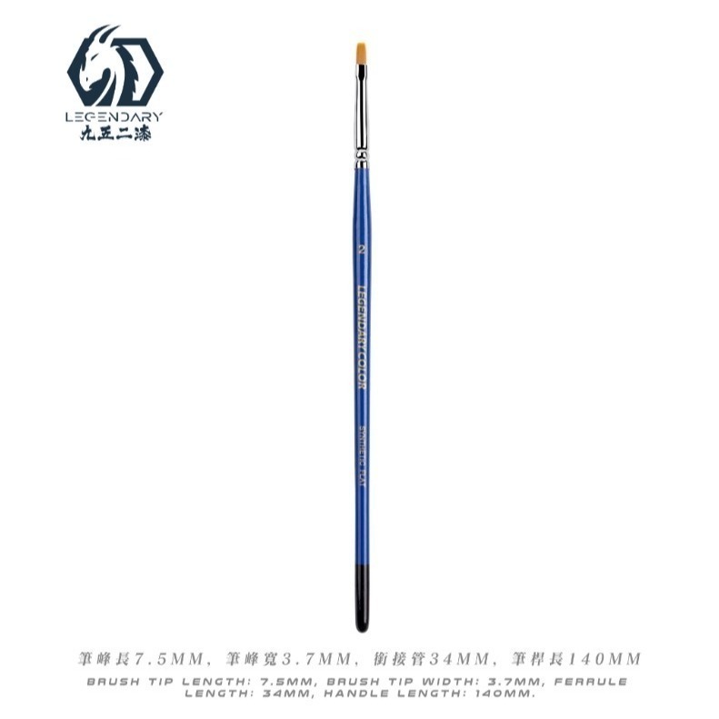 [那間店]九五二漆 9527 BTP 特級平頭筆 面相筆 模型上色筆 上色工具-規格圖5