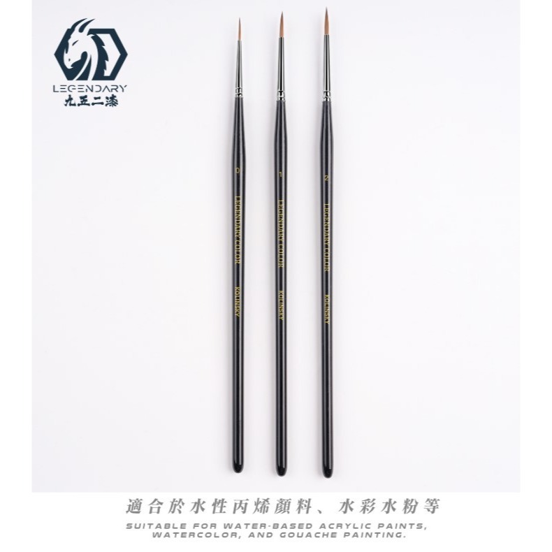 [那間店]九五二漆 9527 KSP 頂級純貂毛面相筆 頂級微縮塗裝筆 模型上色筆 上色工具-細節圖5