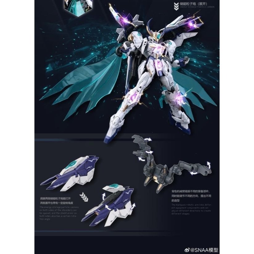 [那間店]SNAA SC-005 圓桌騎士團 1/144 巨鳴斧 蘭斯洛特（GIANT AXE）組裝模型 ※不挑盒況-細節圖7