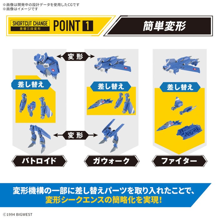 [那間店]BANDAI HG 1/100 超時空要塞 VF-22S 雨燕二式 馬克斯米利安･吉納斯座機 5068344-細節圖5