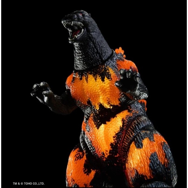 [那間店]BANDAI 哥吉拉 MOVIE MONSTER系列軟膠 發光紅蓮哥吉拉 煌光 附運輸箱-細節圖3