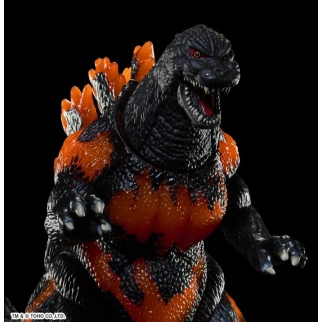 [那間店]BANDAI 哥吉拉 MOVIE MONSTER系列軟膠 發光紅蓮哥吉拉 煌光 附運輸箱-細節圖4
