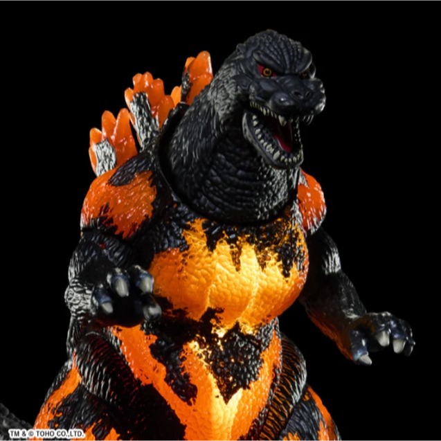 [那間店]BANDAI 哥吉拉 MOVIE MONSTER系列軟膠 發光紅蓮哥吉拉 煌光 附運輸箱-細節圖5