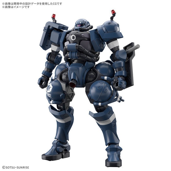 [那間店]BANDAI HG 1/144 #02 GQuuuuuuX MS-06-SSP 軍警薩克 5068566-細節圖2