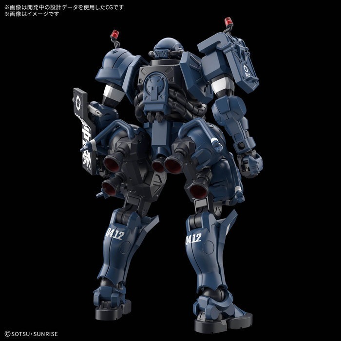 [那間店]BANDAI HG 1/144 #02 GQuuuuuuX MS-06-SSP 軍警薩克 5068566-細節圖3