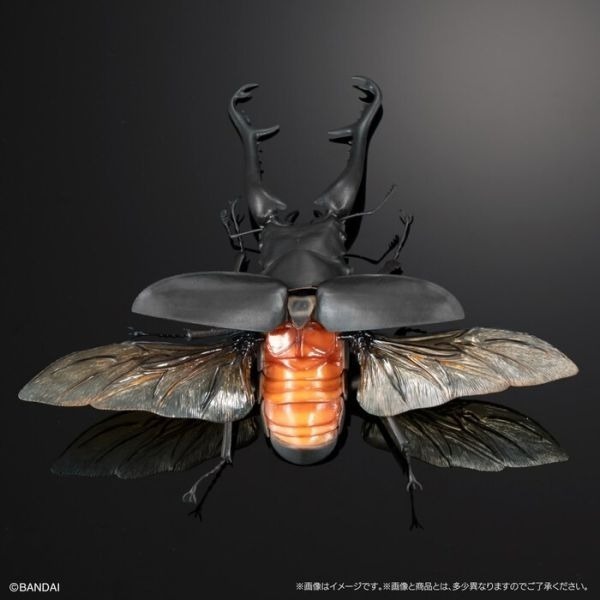 [那間店]BANDAI 生物大圖鑑 長頸鹿鋸鍬形蟲/巨顎叉角鍬形蟲 一中盒4入販售 附展示支架 BB72010-細節圖5
