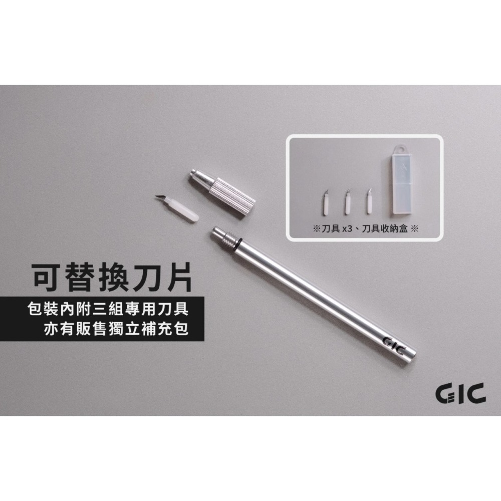 [那間店]GIC TC-31 TC31 360旋轉筆刀 TC-31A TC31A 補充刀片(3入)-細節圖3