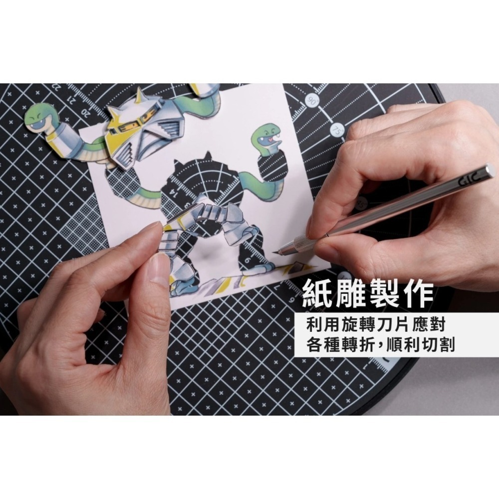 [那間店]GIC TC-31 TC31 360旋轉筆刀 TC-31A TC31A 補充刀片(3入)-細節圖4