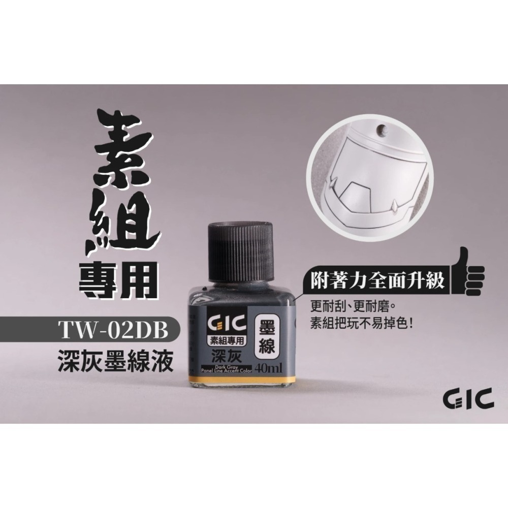 [那間店]GIC TW-02 TW02 素組專用 水性墨線液 TW-02TH TW02TH 素組擦拭溶劑-細節圖4