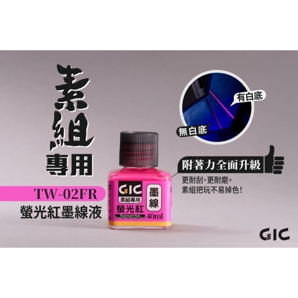 [那間店]GIC TW-02 TW02 素組專用 水性墨線液 TW-02TH TW02TH 素組擦拭溶劑-細節圖7