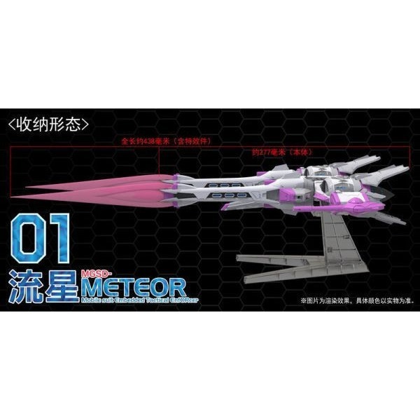 [那間店]DDB MGSD 流星號裝備 自由鋼彈專用 飛行背包配件包 組裝模型 不挑盒況-細節圖3