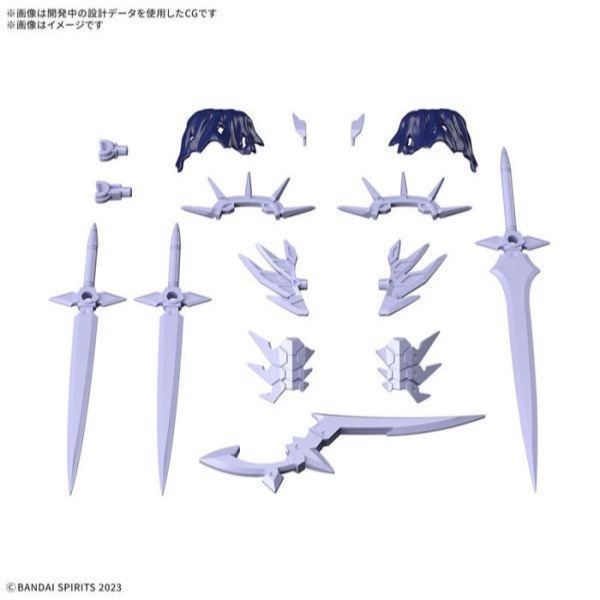 [那間店]BANDAI 30MF A-11 組裝奇幻輕作戰 升級鎧甲（里博快刀刺客） 組裝模型 5068581-細節圖2