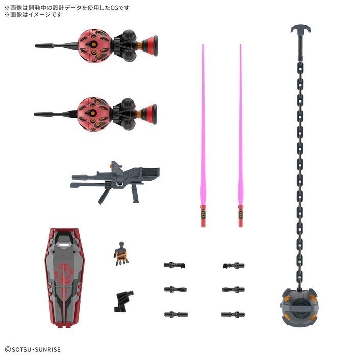 [那間店]BANDAI HG 1/144 #04 機動戰士鋼彈 GQuuuuuuX 紅色鋼彈 5068569-細節圖6