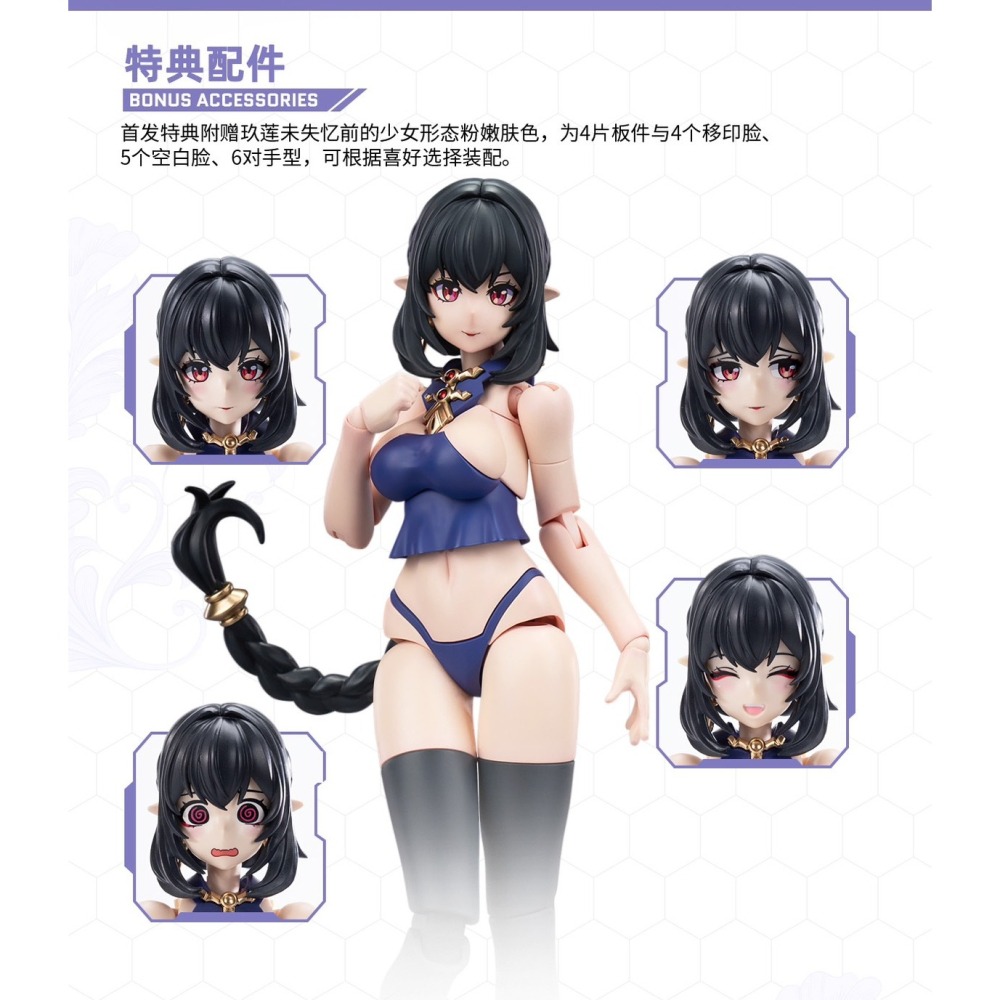 [那間店]和模線 梅德塔殘響 殭屍機娘 玖蓮 JIULIAN 組裝模型 初回特典Ver.-細節圖9