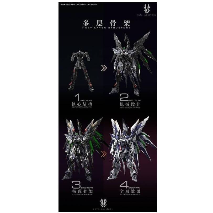 [那間店]愛因塔 EINTA 天幕 Sky Defender 合金骨架 組裝模型-細節圖9