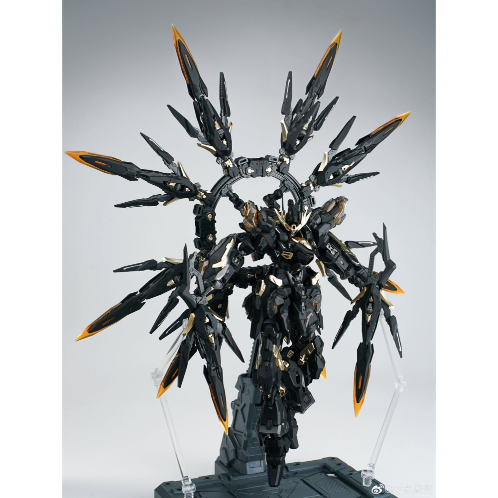 [那間店]萬象聚變 MG 1/100 黑天啟 預噴塗外甲 合金骨架 組裝模型 ※不挑盒況-細節圖3