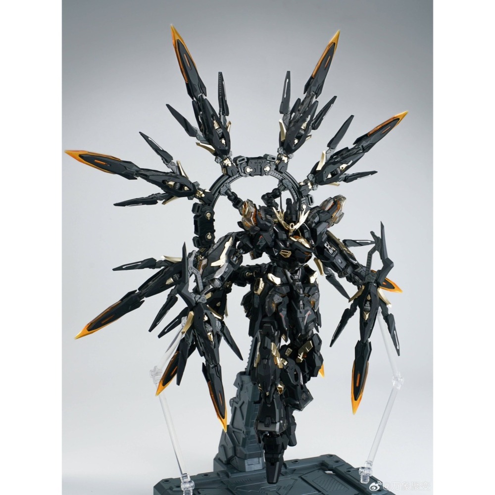 [那間店]萬象聚變 MG 1/100 黑天啟 預噴塗外甲 合金骨架 組裝模型 ※不挑盒況-細節圖3