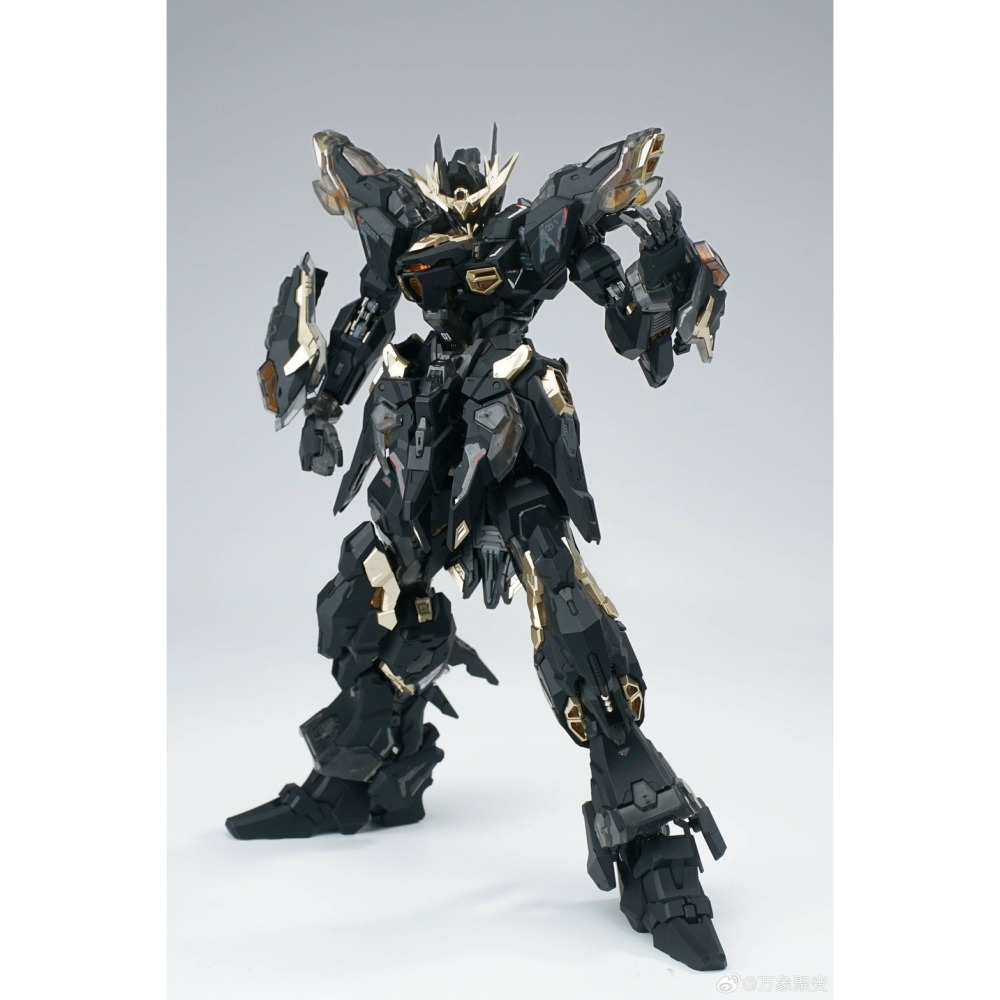 [那間店]萬象聚變 MG 1/100 黑天啟 預噴塗外甲 合金骨架 組裝模型 ※不挑盒況-細節圖5