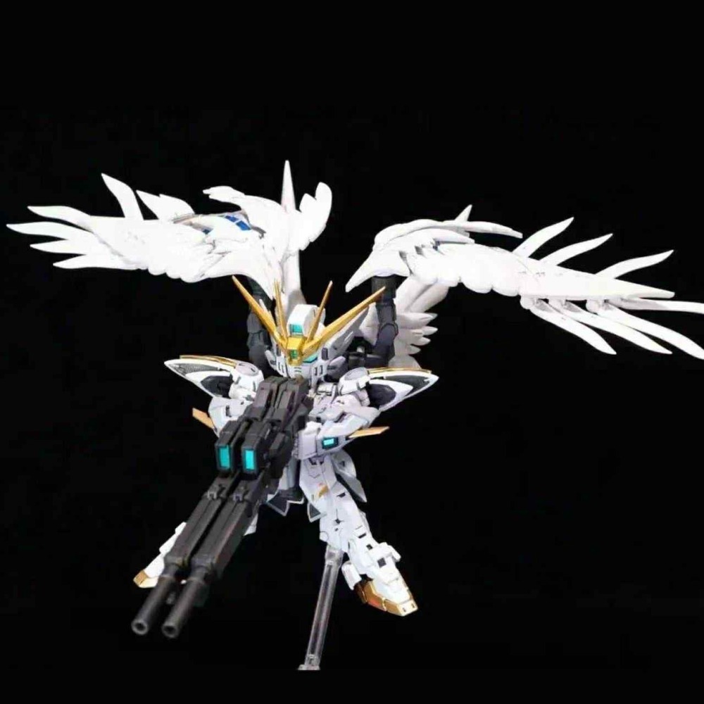 [那間店]GL新廠 MGSD 飛翼零式 新次元之翼 白雪姬 鈑噴 櫻花粉配色 組裝模型-細節圖3