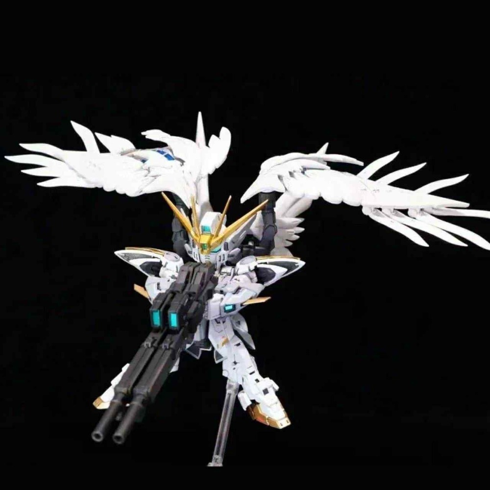 [那間店]GL新廠 MGSD 飛翼零式 新次元之翼 白雪姬 鈑噴 櫻花粉配色 組裝模型-細節圖3