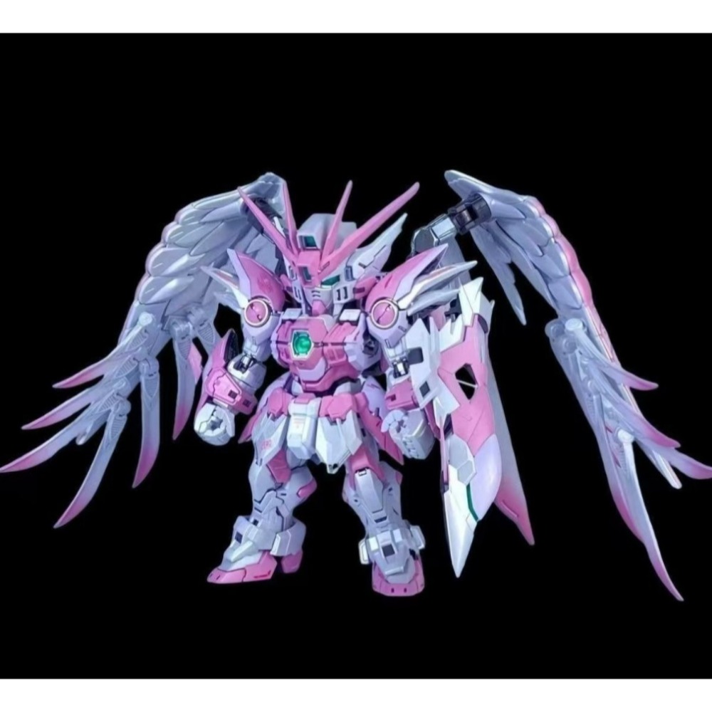 [那間店]GL新廠 MGSD 飛翼零式 新次元之翼 白雪姬 鈑噴 櫻花粉配色 組裝模型-規格圖6