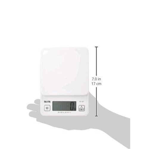 日本 TANITA 電子秤 KD-187【白】廚房料理用 非供交易使用 1g~1kg-細節圖5
