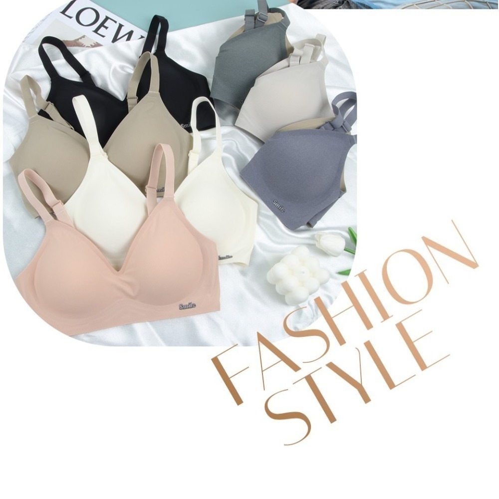 【冰絲涼感】無鋼圈立體無痕內衣 ( A-C罩杯 )-細節圖2