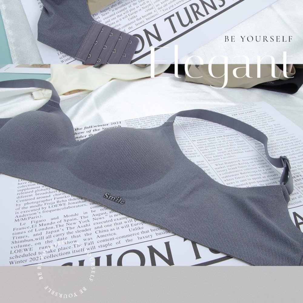 【冰絲涼感】無鋼圈立體無痕內衣 ( A-C罩杯 )-細節圖5