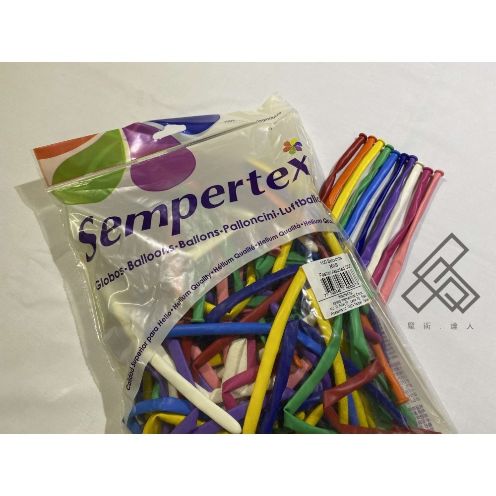 S260-標準綜合色/單色-長條氣球(50入)-細節圖4