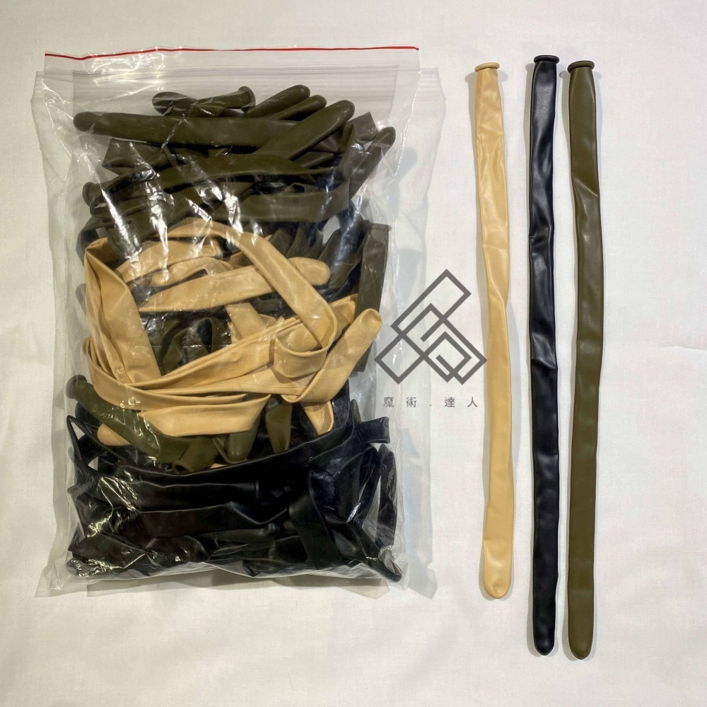 S360-特殊綜合色/單色-長條氣球(50入)-細節圖2