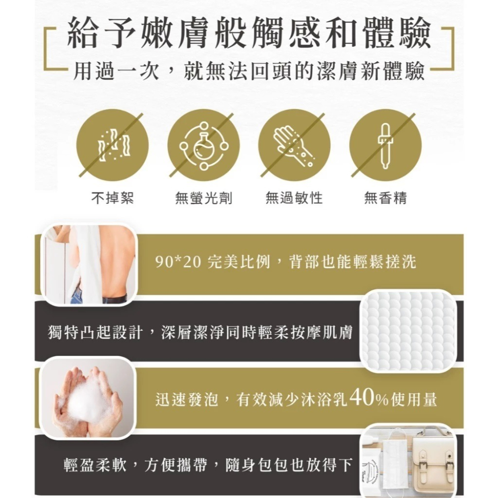 🇰🇷韓國製拋棄式洗澡巾🚿獨立包裝 不含螢光劑 迅速起泡 柔軟親膚 戶外露營 旅行出差 洗臉巾 搓澡巾 沐浴巾-細節圖4
