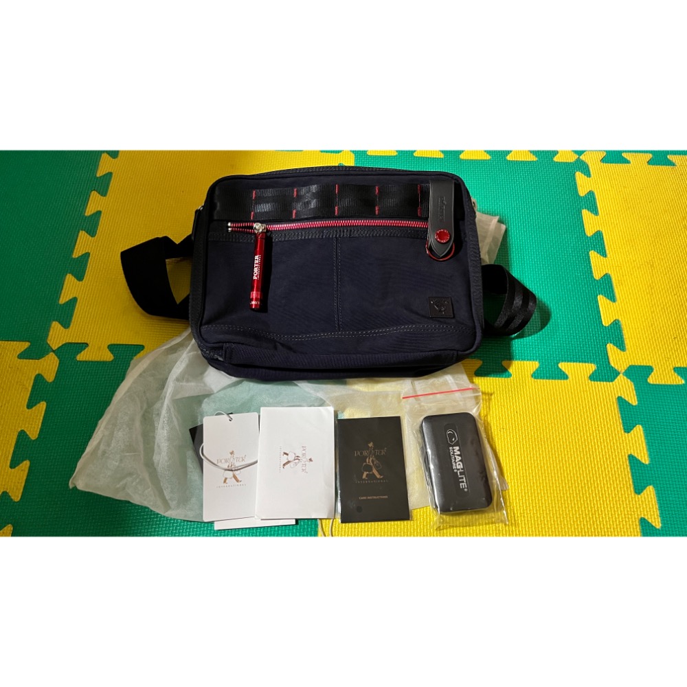 ORTER - 勇往巔峰HIT THE ROAD經典斜背包 - 深藍-細節圖2