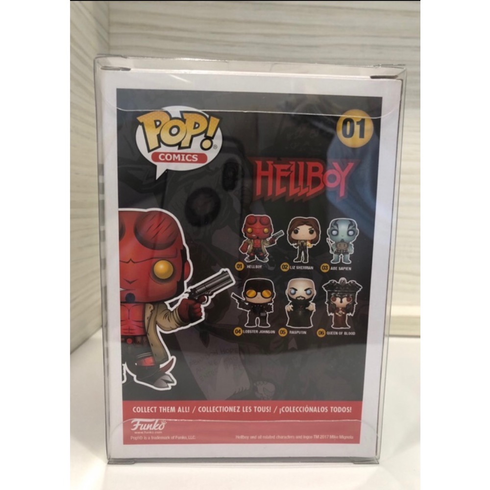 正版 現貨 稀有 老物Funko pop #01 地獄怪客 chase 全新送保護殼-細節圖4