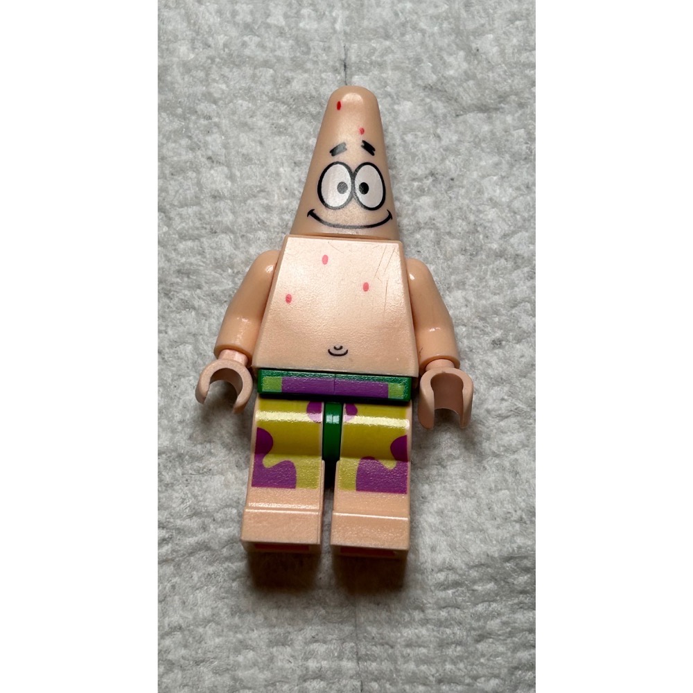 正版 Lego 樂高 海綿寶寶系列 3834 3830 bob002 派大星 二手身體有小划痕 如圖所示 夾鏈袋收藏-細節圖2