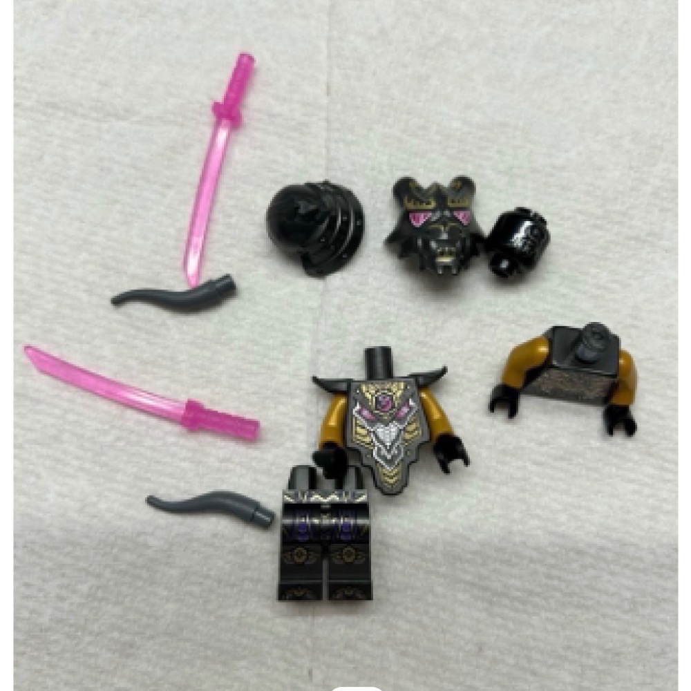 正版 Lego 樂高 71774 71771 全新 Njo766 水晶國王 四手 含2武器 如圖所示 夾鏈袋裝-細節圖2