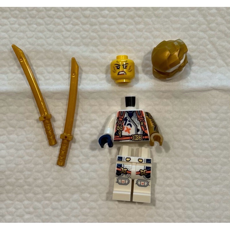 正版 Lego 樂高 ninjago 71824 71834 njo919 索拉 全新 含雙刀 如圖所示 夾鏈袋裝-細節圖2
