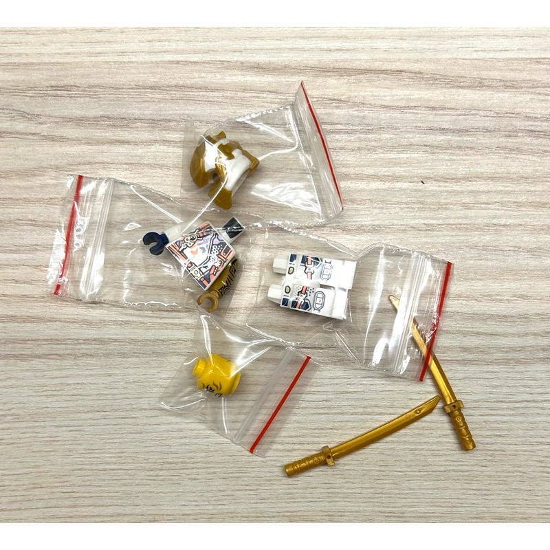 正版 Lego 樂高 ninjago 71824 71834 njo919 索拉 全新 含雙刀 如圖所示 夾鏈袋裝-細節圖5