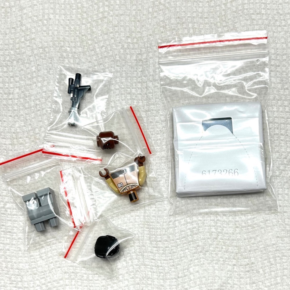 正版 lego 樂高 75175 全新拆出未組 獨佔人偶 sw0818 藍多 將軍 如圖所示 夾鏈袋裝-細節圖3