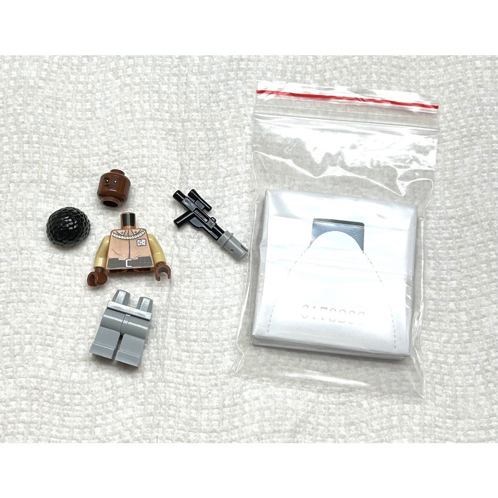 正版 lego 樂高 75175 全新拆出未組 獨佔人偶 sw0818 藍多 將軍 如圖所示 夾鏈袋裝-細節圖4