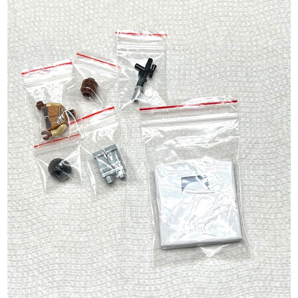 正版 lego 樂高 75175 全新拆出未組 獨佔人偶 sw0818 藍多 將軍 如圖所示 夾鏈袋裝-細節圖6