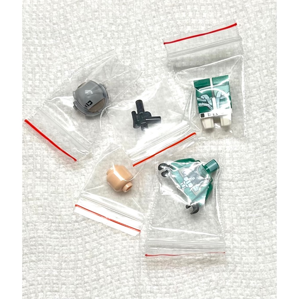 正版 Lego 樂高 75175 叛軍飛行員A翼 sw0819 全新未組 附武器 如圖所示 夾鏈袋裝-細節圖4