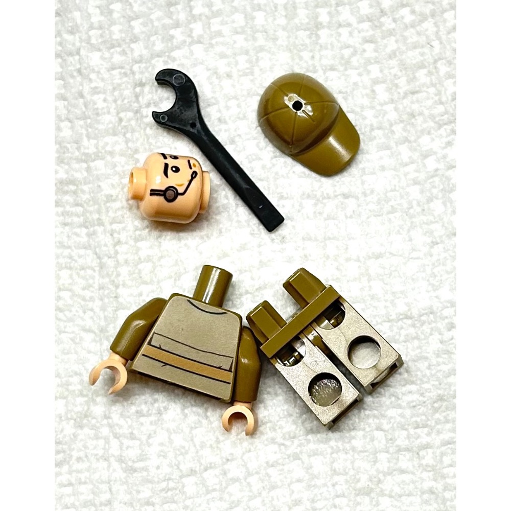 正版 Lego 樂高 75175 反抗軍地勤 獨佔 sw0820 全新未組 附武器 如圖所示 夾鏈袋裝-細節圖2