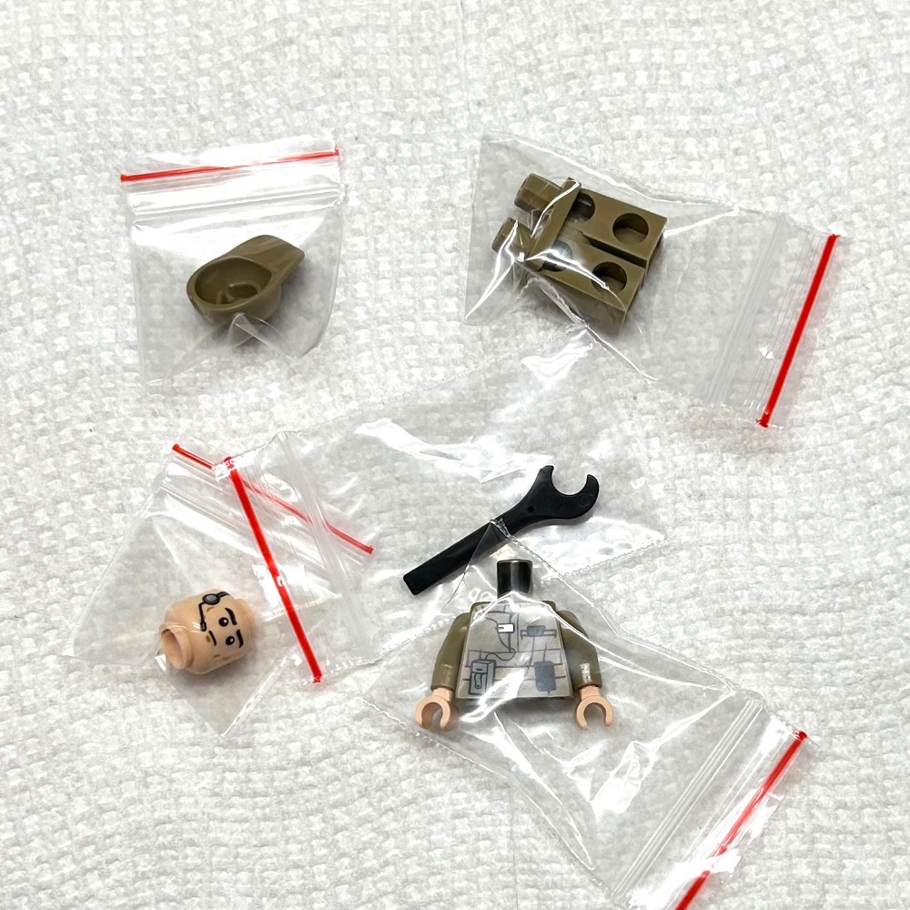 正版 Lego 樂高 75175 反抗軍地勤 獨佔 sw0820 全新未組 附武器 如圖所示 夾鏈袋裝-細節圖3