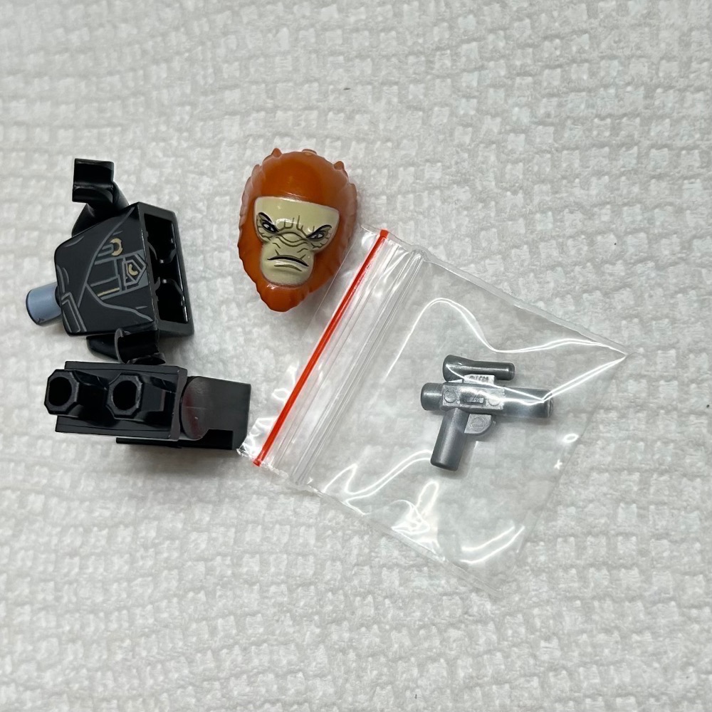 正版 Lego 樂高 75219 德萊頓守衞 sw0954 閉口 全新未組裝 附武器 如圖所示 夾鏈袋裝-細節圖3