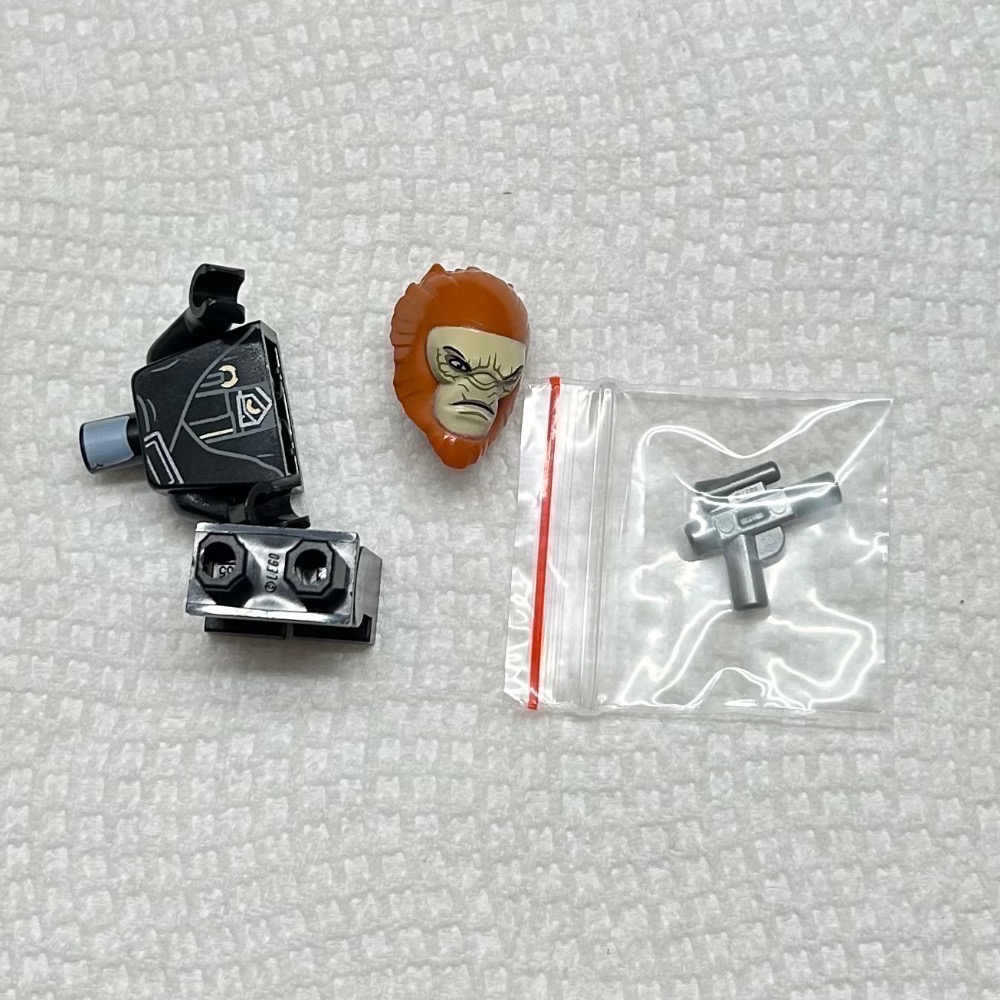 正版 Lego 樂高 75219 德萊頓守衞 sw0954 閉口 全新未組裝 附武器 如圖所示 夾鏈袋裝-細節圖4