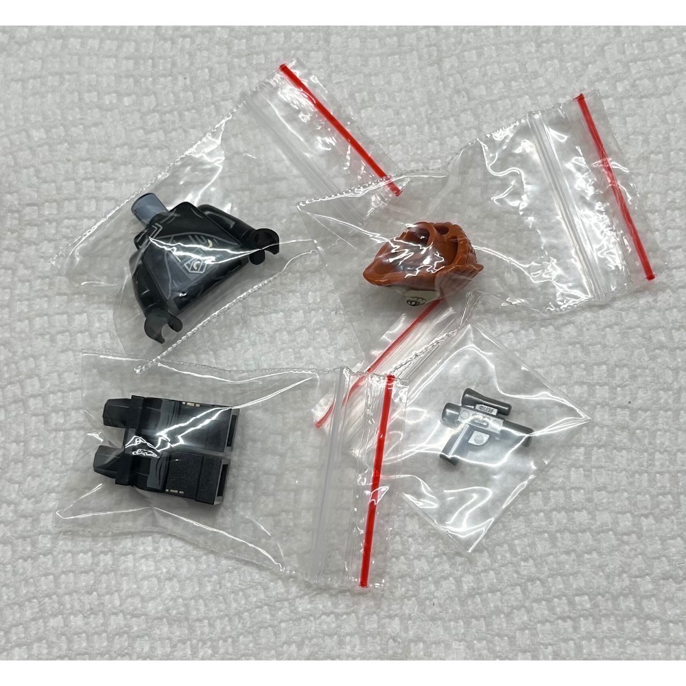 正版 Lego 樂高 75219 德萊頓守衞 sw0954 閉口 全新未組裝 附武器 如圖所示 夾鏈袋裝-細節圖9