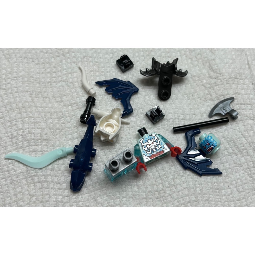 正版 Lego 樂高 71845 旋風忍者系列 幽冥龍族 領袖 提爾 Tyr 全新 附武器 如圖所示 夾鏈袋裝-細節圖5