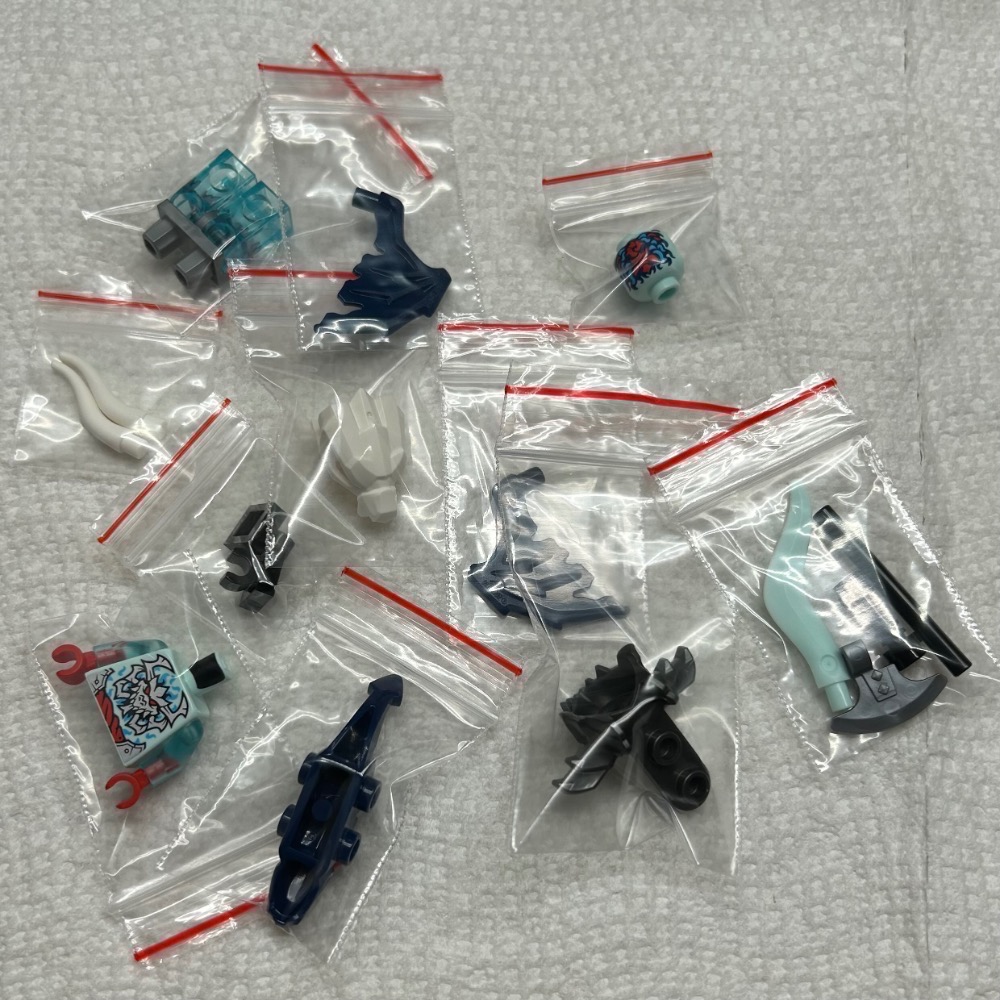 正版 Lego 樂高 71845 旋風忍者系列 幽冥龍族 領袖 提爾 Tyr 全新 附武器 如圖所示 夾鏈袋裝-細節圖7